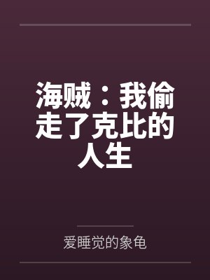 海贼：我偷走了克比的人生封面