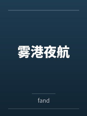 雾港夜航封面